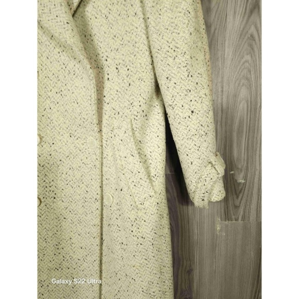 American Male Vintage Heathered Wool Trench Coat Belted Double Breasted USA Made - Picture 8 of 9
